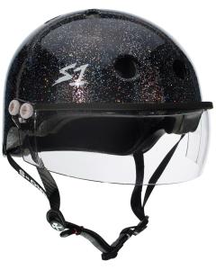 Helma S_ONE HELMET LIFER VISOR BLACK GLOSS GLITTER - XL