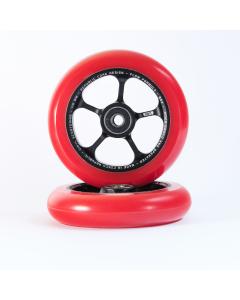 Roți pentru trotinetă VINYL 110mm Black Red Flow