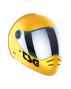 Kask integralny TSG Pass 2.0 (+ dodatkowy wizjer) Gloss Goldrush XL