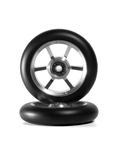 Roues Trottinette NORTH Signal V3 24mm Silver Black (x2)