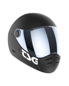 Kask integralny TSG PASS 2.0 (+ DODATKOWY wizjer) SATYNOWY CZARNY S
