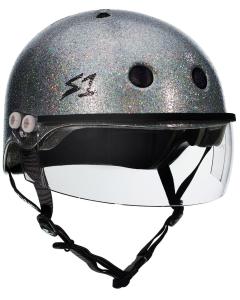 Helma S_ONE HELMET LIFER VISOR SILVER GLITTER - XL