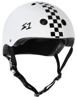 Helm S-ONE Mega Lifer Wit Met Ruitjes S