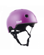 Casque TSG Meta Solid Color Satin Purple Magic - Taille JXXS/JXS