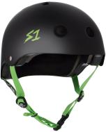 Casque S-ONE LIFER BLACK MATTE BRIGHT GREEN STRAPS Taille XL