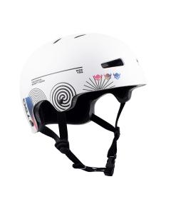 Casco TSG Evolution Diseño Gráfico Tabla Blanca - S/M