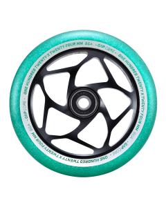 Robogókerék BLUNT 120 mm-es résmag fekete/jade