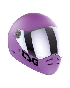 Casque TSG Helmet Pass 2.0 Solid Color (+Bonus Visor) Satin Royal Liac - XXL
