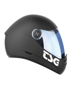 Casco integral TSG PASS 2.0 (+VISERA ADICIONAL) NEGRO SATINADO S