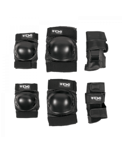 Protektoren TSG jr Skate-Set schwarz