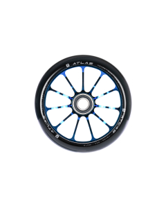 Roues Trottinette ETHIC Atlas 115mm Chrome Bleu 