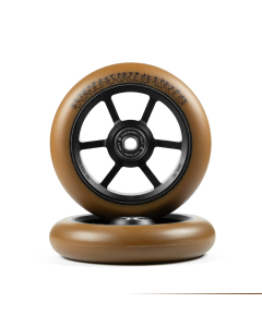 Roues Jon Devrind Signature 24mm - Matte Black/Brown PU