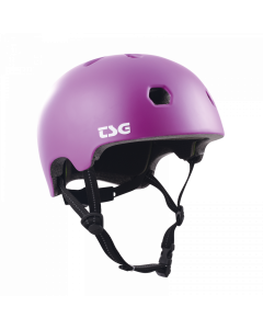 Casque TSG Meta Solid Color Satin Purple Magic - Taille JXXS/JXS