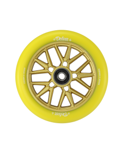 Roue Trottinette BLUNT 120mm Delux Jaune/Jaune