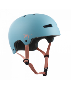 Casque TSG Evolution Wmn Solid Satin Porcelain Blue L/XL