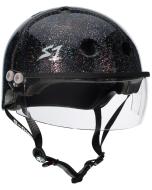 Protezioni S_ONE Helmet Lifer Visor Black Gloss Glitter - XL