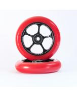 Scooter wheels VINYL 110mm Black Red Flow