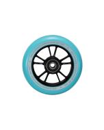 Roată pentru scuter BLUNT 10 spițe 100 mm Negru/Turcoaz
