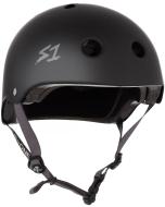 Helm S-ONE Lifer Zwart Mat Felgrijs Bandjes S