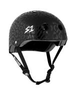 Ochrony S_ONE HELMET LIFER BLACK ON BLACK LEOPARD MATTE - XXL
