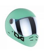 Kask integralny TSG PASS 2.0 (+ DODATKOWY wizjer) SATYNOWY MIĘTOWY NIEBIESKI L