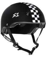 Helm S-ONE Lifer Zwart Mat Met Ruitjes M