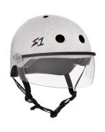 Bescherming S_ONE Helm Lifer Visor White Glitter - S